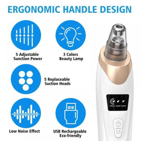 Blackhead Removal Machine|| Acne Pimple Pore Cleaner Vacuum Suction Tool